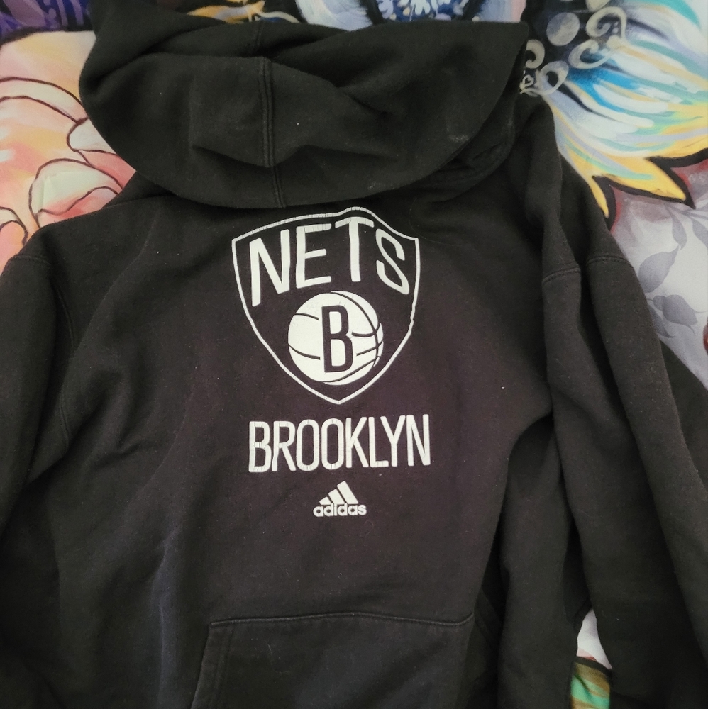 Adidas Brooklyn Nets black coodie